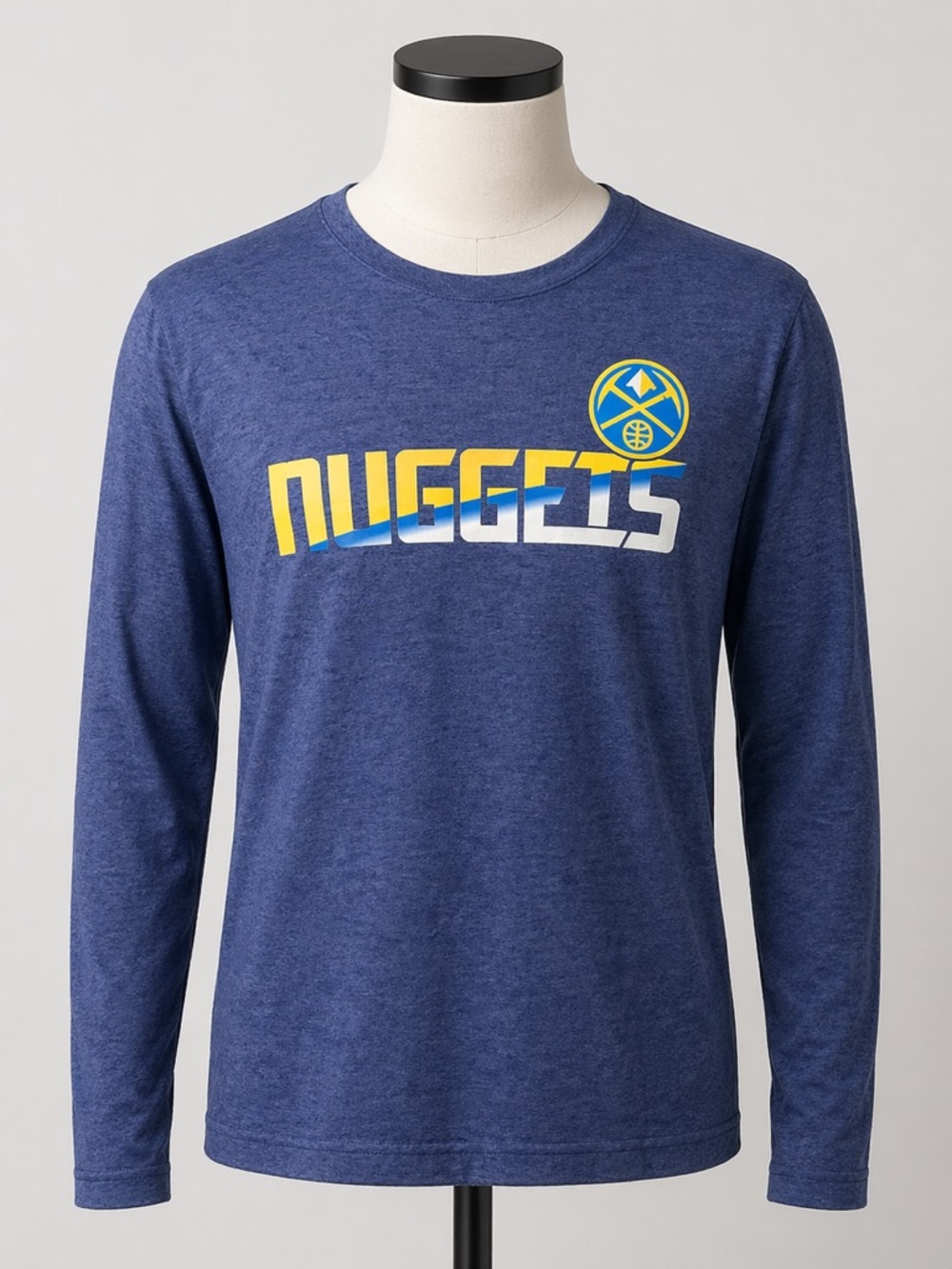 NBA Denver Nuggets Long Sleeve Tee Shirt